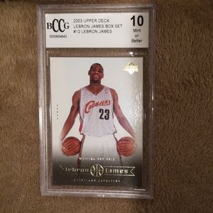2003 upper deck lebron james rookie card
